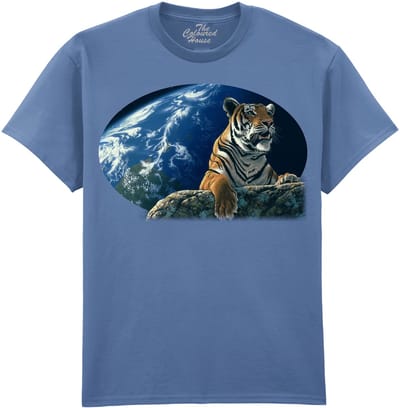 Tijger Only One Home - Tiger The Coloured House T-shirt M