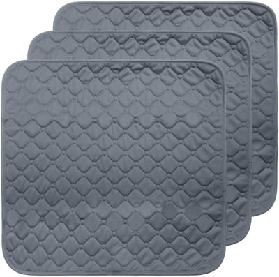 ZEYNOMAX - 3 Stuks Wasbare Onderleggers - Zachte en Ademend Pipi-Pads voor Huisdieren