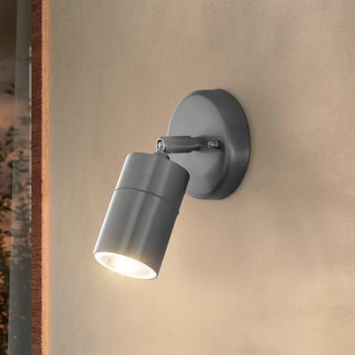EGLO Stockholm 1 - Buitenverlichting - Wandlamp - 1 Lichts - LED - RVS - Helder