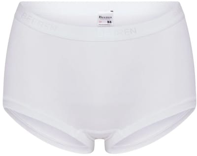 Microfiber dames hipsterYoung - Vrouwen onderbroek - katoenen kruisje - Wit / S