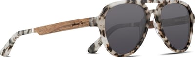 Johnny Fly Apache Zonnebril - dames en heren - wit tortoise - ecologisch