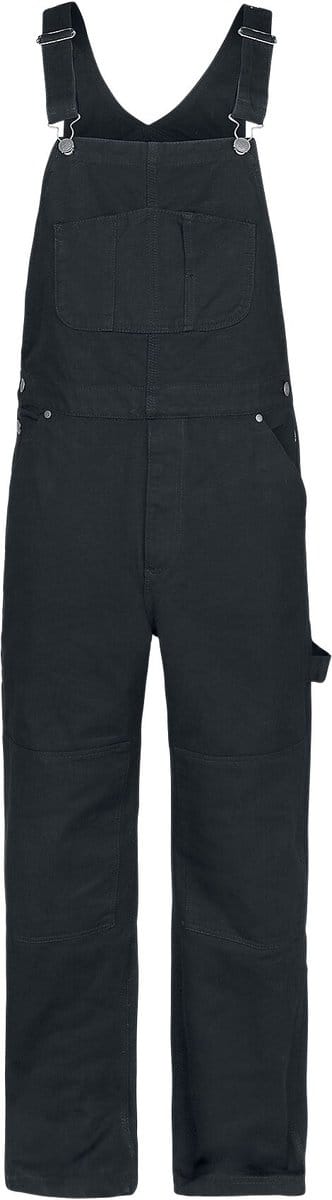 Chet Rock Stan Workwear Dungaree Heren Tuinbroek - zwart - W32L32