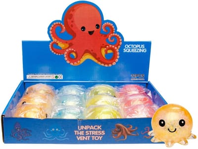 Duckiez Squeeze Octopus - 12 stuks