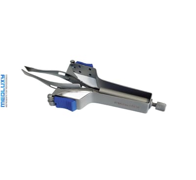 MEDLUXY® semi Pro - Automatische Epileer Pincet - klemkracht instelbaar - Epileerpincet - 10 cm - 5mm - blauw [AP0220]