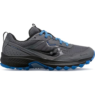 Saucony Excursion TR16 GTX Dames - Sportschoenen - Hardlopen - Trail - donkergrijs
