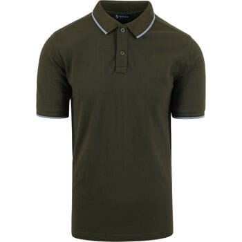 T-shirt Suitable Respect Polo Tip Ferry Olijfgroen