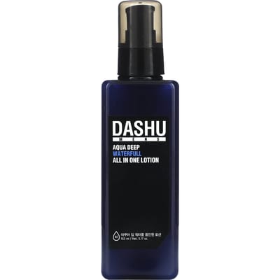 Dashu, Men's, Aqua Deep Waterful All-in-One Lotion, 153ml (5.17 fl oz) black
