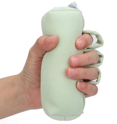 Vingerseparator en behandelkussen voor handen, comfortabele bescherming en scheiding van vingers bij huidletsels en behandelingen, ideaal voor herstel en therapie