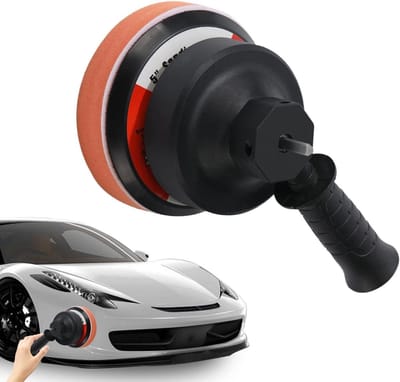 Autopolijstmachine - Elektrische polijster - Auto lak herstellen - Draadloos en stil - 12 cm schijf - Zwart