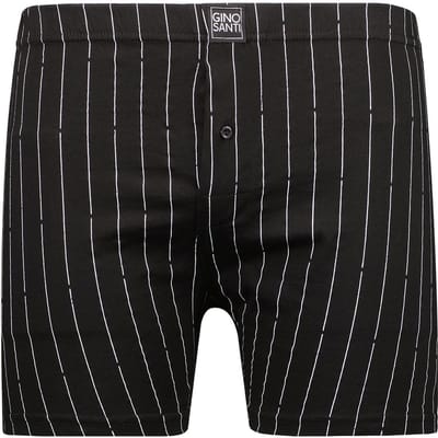 Gino Santi Klassieke boxer Zwart Pin Stripe | Maat xxxl