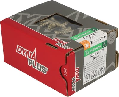 Dynaplus vlonderschroef AR brons PK TX-25 5.0x40/24