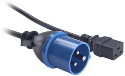 ACT Netsnoer CEE1 - C19 zwart 2,5 m AK5021