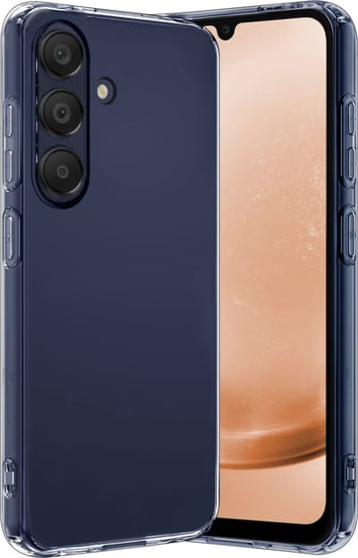 Hoes - Geschikt voor Samsung Galaxy A25 - Sterk & Shockproof - Hoesje Cover - Siliconen Case - Transparant