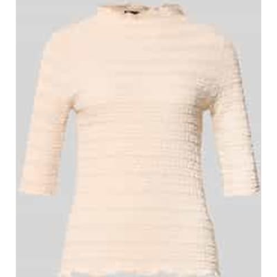 Regular Fit t-shirt met structuurpatroon model 'LT JULI'