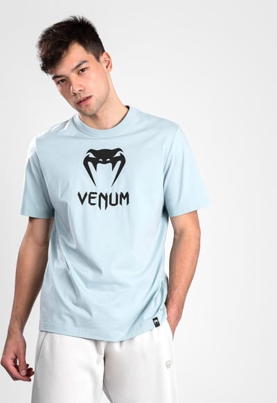Venum Classic T-shirt Katoen Helder Water Zwart - S