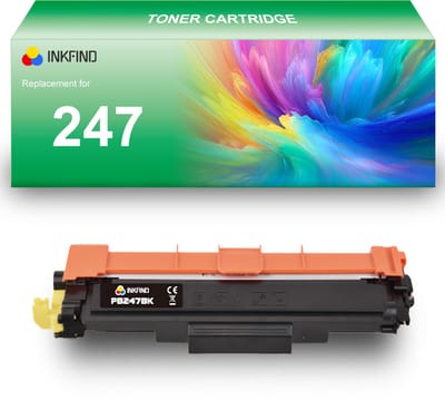 INKFIND TN247 Zwart tonercartridge compatibel met Brother TN247 TN-247 Zwart toner cartridge - 1-pack Zwart