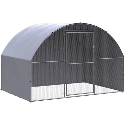 Maison Exclusive - Poulailler d'extérieur 3x2x2 m Acier galvanisé