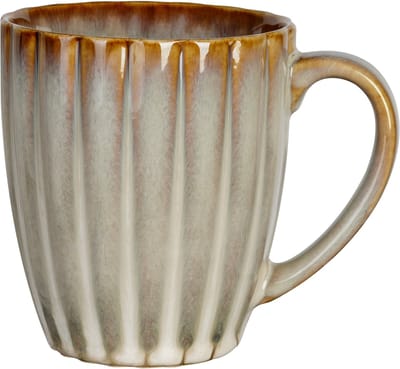 Cosy & Trendy Mok Astera Pearl Beige - 4 Stuks 350 ml - Aardewerk - Vaatwasserbestendig