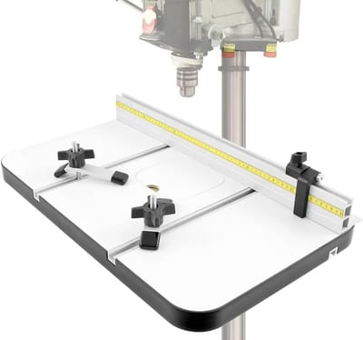 Boormachinetafel - Werktafel - Nauwkeurig Boren - T-groefrail Bevestiging - 61x38 cm - Grijs