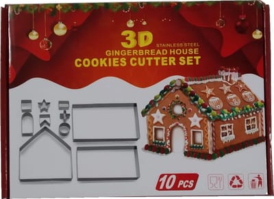 Koekhuis Maken 10-delige Uitsteekvormset Kerst Sinterklaas Schoencadeau