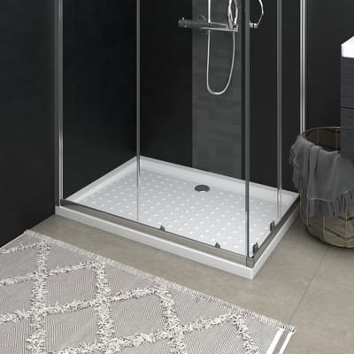 Vidaxl Receveur de Douche Avec Reliefs, Blanc, 70X100X4 Cm, ABS