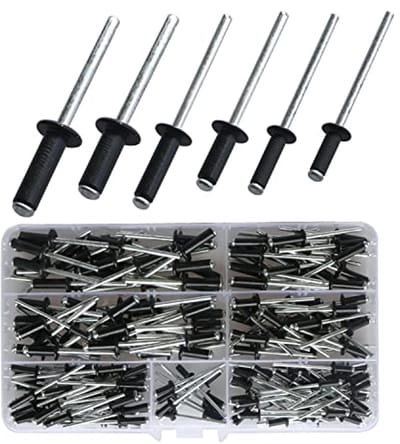 Aluminium Blinde Klinknagels Set - 210 Stuks Assortiment (3.2/4/5 mm) voor Metaal en Meubilair