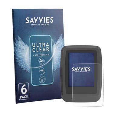 Savvies - Screenprotector voor Ananda D16 TFT-Display - Folie Beschermfolie transparant 6 Stuks