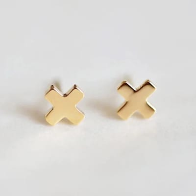 Stainless Steel Oorstekers 4mm – Hypoallergeen, Verkleurt Niet & Tijdloos Design – Geschikt voor Gevoelige Huid – Unisex Sieraden - Goudkleurige kleine oorbellen -