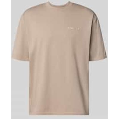 Oversized T-shirt met Labelstitching