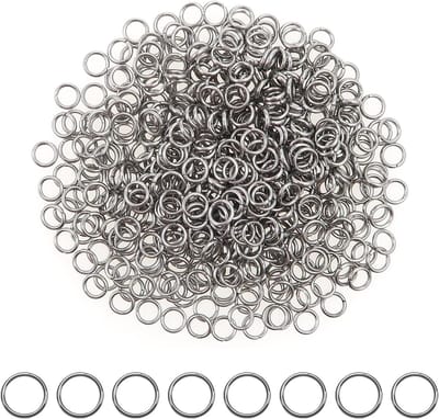 500 Stuks 3 mm Splitringen van RVS - Open Bending Ringen voor DIY Sieraden, Kettingen, Armbanden en Sleutelhangers