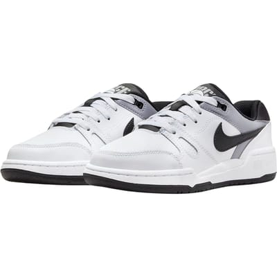 Nike Full Force Low GS Wit Zwart Kindersneakers Pewter FV5929-101 32 white