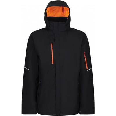 Regatta Heren X-Pro Exosphere II Soft Shell Jas (Zwart/Magma Oranje)
