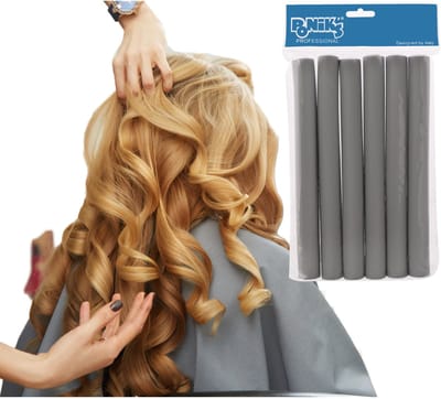 Poniks Papilotten voor Haar Krullen - Voor Krullen en Golven - 18mm 6 Stuks Groot XXL