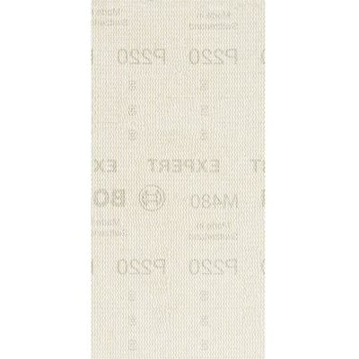 Bosch Accessories EXPERT M480 2608900748 Schuurnet voor vlakschuurmachine Ongeperforeerd Korrelgrootte (num) 220 (l x b) 186 mm x 93 mm 10 stuk(s)
