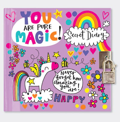 Unicorn Dagboek met Slot- Dagboek voor Meisjes & Kinderen - Cadeautje Meisje