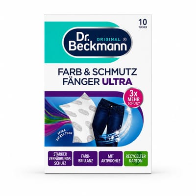 Dr. Beckmann Kleur- en Vuilvanger Ultra 10 Doekjes – Bescherming Tegen Kleurdoorloop en Verkleuring