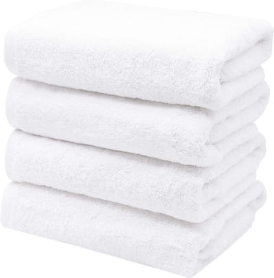 4 x Hotel Handdoek XL Wit - 100x50CM - Wit