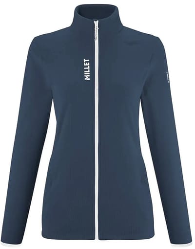 Millet Ubic Lightgrid Fleece Met Volledige Rits Blauw XL Vrouw