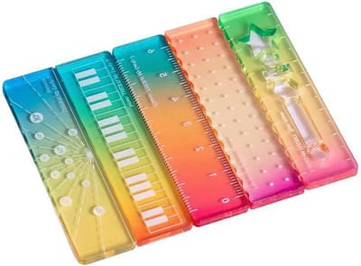 Kleine Kleurrijke Linialen voor Kantoor en School - 7cm Rechte Zakliniaal voor Precisie Meten - Praktisch Meetgereedschap voor Studenten en Kantoorgebruik - Stationery Accessoire in Vrolijke Kleuren