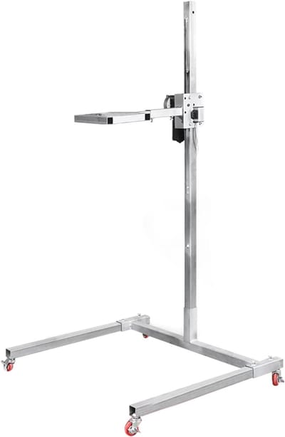 Elektrische Cementmixer Standaard - Mixer Lift Beugel - Verf en Beton Mengen - Automatische Hefunctie - 80cm x 1.5m - Zwart