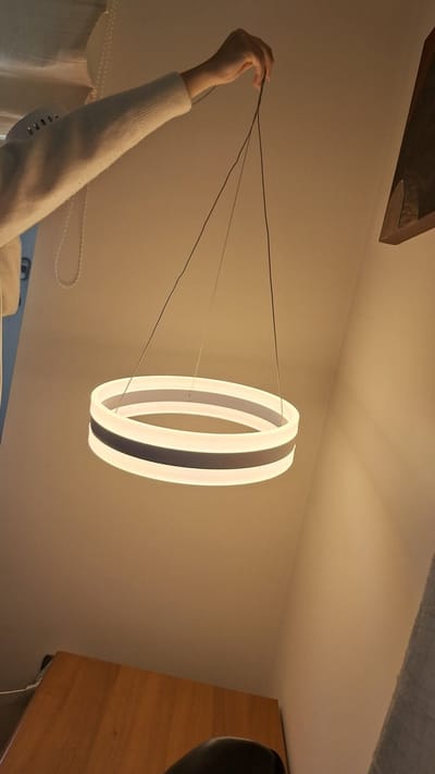 Ring Hanglamp Modern 40 cm incl LED verlichting - Scaldare Pozzallo