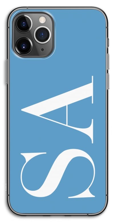 Gepersonaliseerd - Case Company® - Hoesje geschikt voor iPhone 11 Pro hoesje - Monogram N°2 - Soft Cover Telefoonhoesje - Bescherming aan alle Kanten en Schermrand