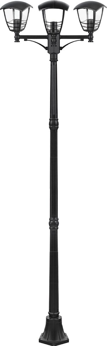 LED Tuinverlichting - Buitenlamp - Narmy 7 - Staand - Mat Zwart - E27 Fitting - Rond - Aluminium