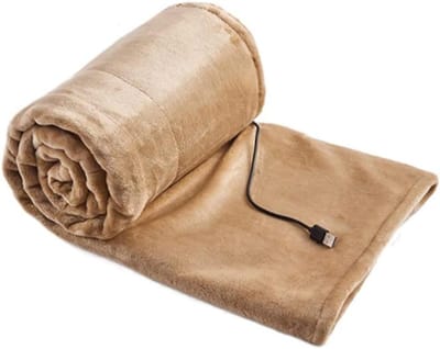 Verwarmde Deken Sjaal - Elektrische Wrap - Warm Blijven - USB Oplaadbaar - Niet Gespecificeerd - Geel