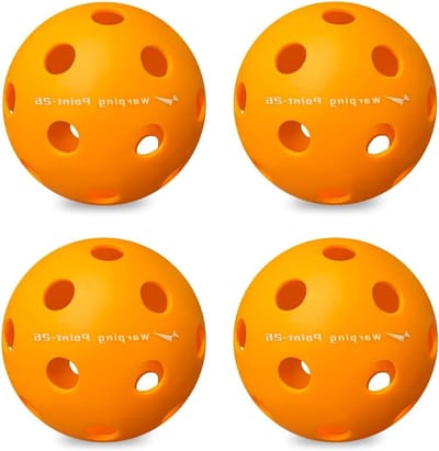 Pickleball Ballen - Sport Ballen - Buiten Spelen - USAPA Specificaties - 40 Gaten Set - Geel