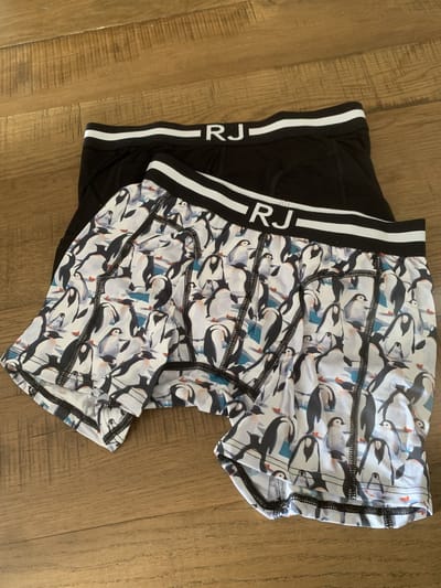 RJ Bodywear 2 pack heren boxershort Pinguins katoen maat S