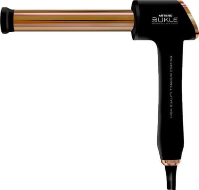 Artero Bukle Professional Titanium Krultang 25 mm – Instelbare Temperatuur 120-230°C – Snel Opwarmend LCD Display – Antislip Handvat – 25 Watt – Zwart