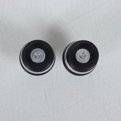 Paire embout guidon noir alu Lightech pour moto Yamaha 900 TDM 2002 à 2008 KTM310NER Neuf