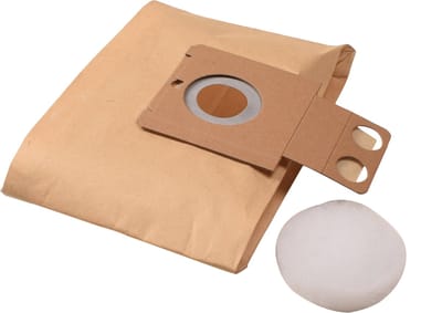 Geschikt voor KARCHER. Robocleaner 5 Stuks. stofzuigerzakken + motorfilter voor RC3000, RC4000, 6.904-257.0, Papier. COVAKO Merk