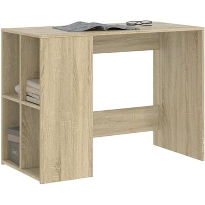 vidaXL - Bureau - 102x50x75 - cm - bewerkt - hout - sonoma - eikenkleurig